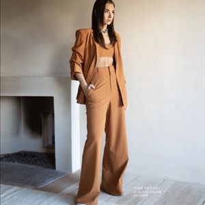 Danielle Bernstein Flare Suit Pants